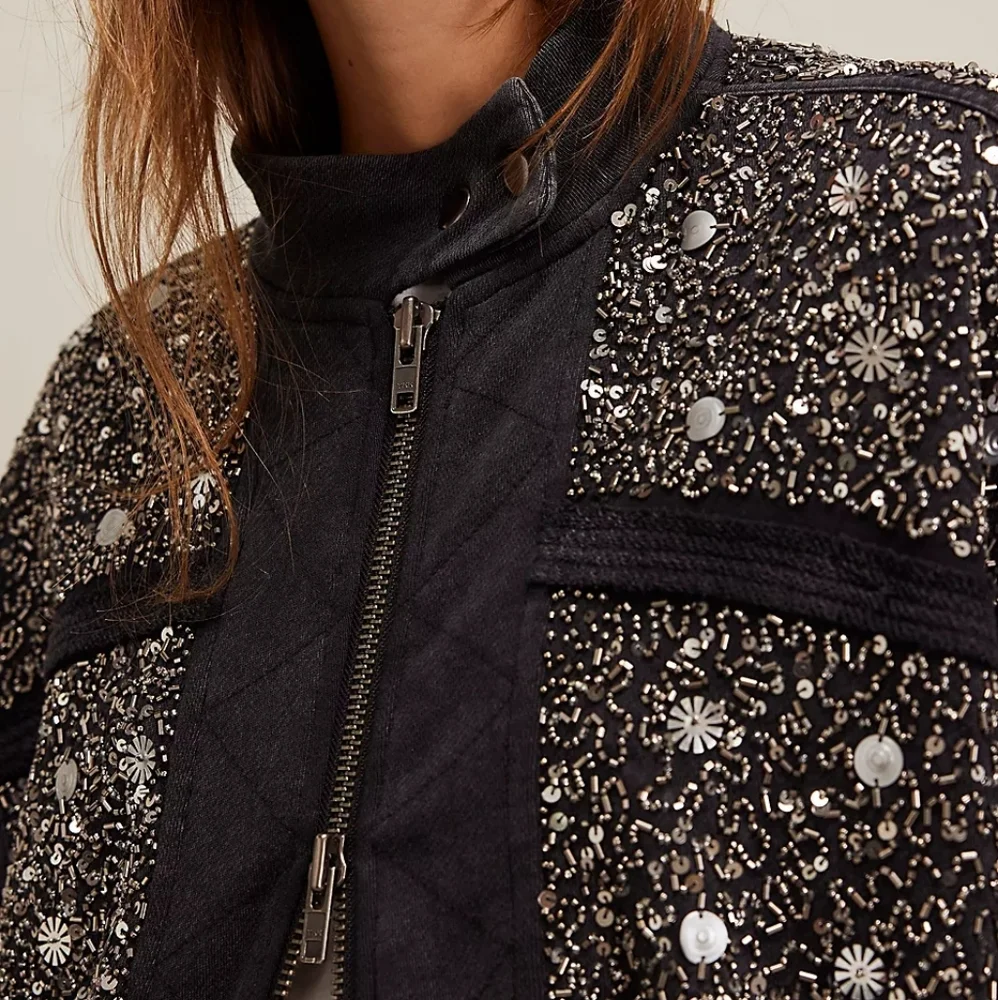 NWT Free People Sparkle Sweatshirt - Picture 4 of 4